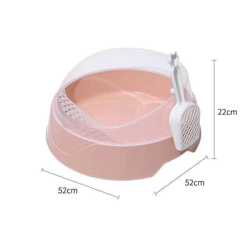 Dome Cat Litter Box w/ Scoop