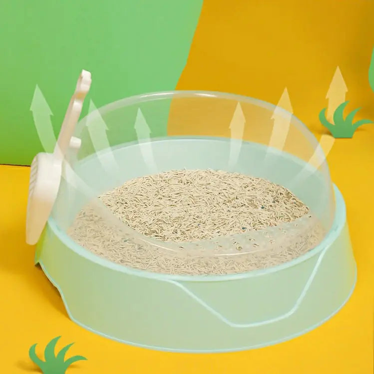 Dome Cat Litter Box w/ Scoop