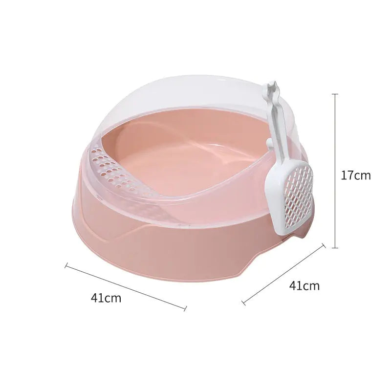 Dome Cat Litter Box w/ Scoop